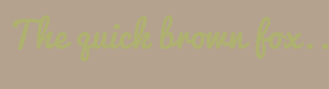 Image with Font Color AFB170 and Background Color B4A28F